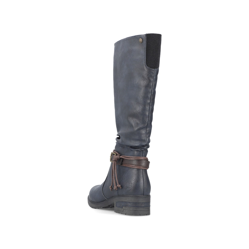Rieker Artikelnummer 91694-14 Rieker Damen Hochschaftstiefel Graublau