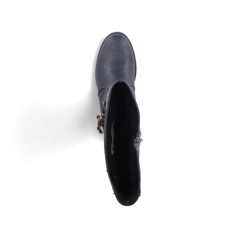Rieker Artikelnummer 91694-14 Rieker Damen Hochschaftstiefel Graublau