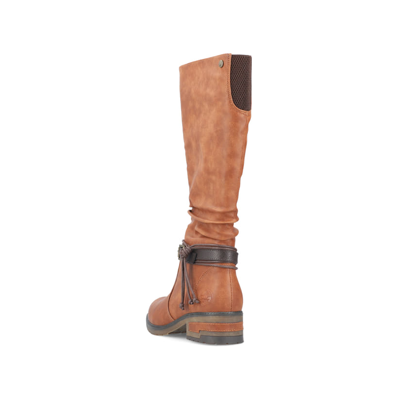 Rieker Artikelnummer 91694-24 Rieker Damen Hochschaftstiefel Nougatbraun