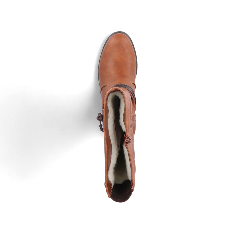 Rieker Artikelnummer 91694-24 Rieker Damen Hochschaftstiefel Nougatbraun