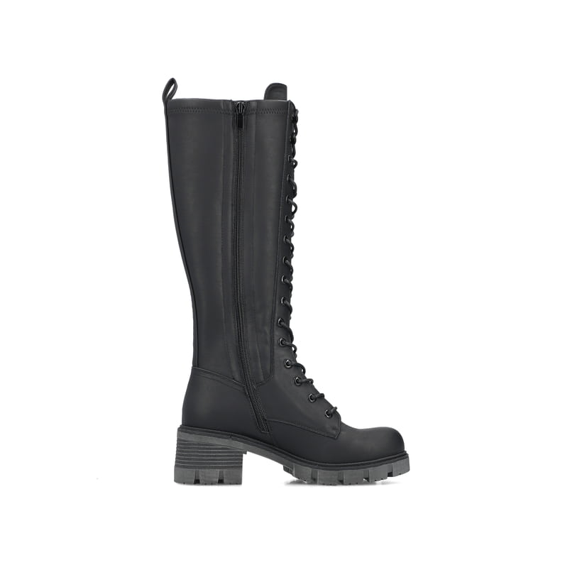 Rieker Artikelnummer 92044-00 Rieker Damen Hochschaftstiefel Nachtschwarz