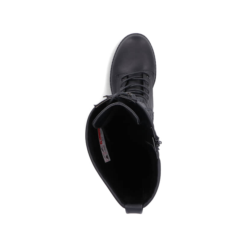 Rieker Artikelnummer 92044-00 Rieker Damen Hochschaftstiefel Nachtschwarz