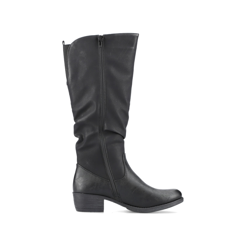 Rieker Artikelnummer 93157-00 Rieker Damen Hochschaftstiefel Tiefschwarz