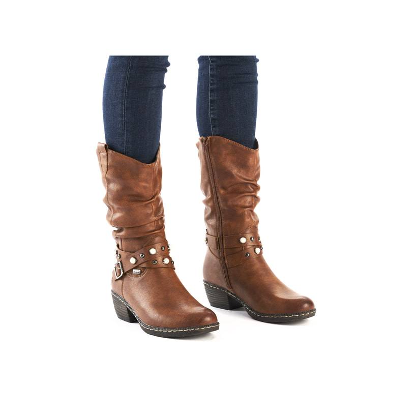 Rieker Artikelnummer 93776-24 Rieker Damen Stiefeletten Karamellbraun