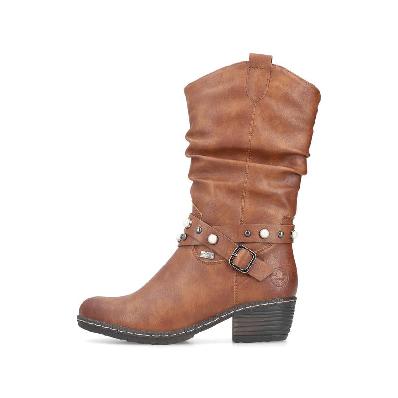 Rieker Artikelnummer 93776-24 Rieker Damen Stiefeletten Karamellbraun