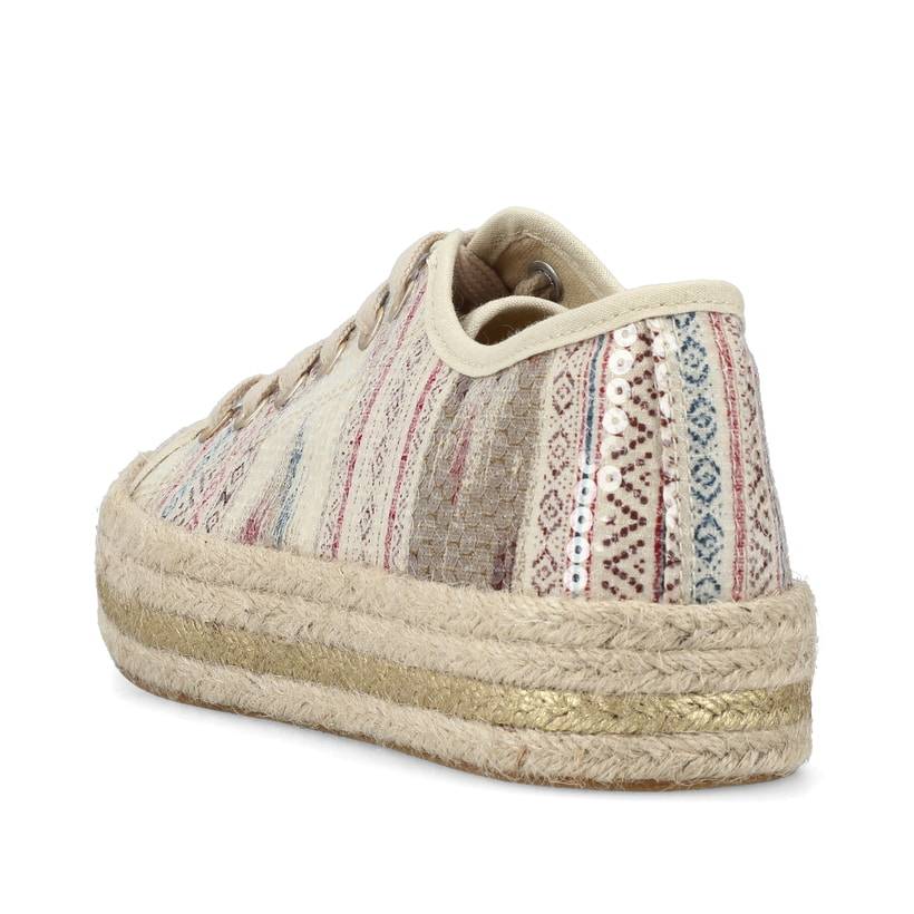 Rieker Artikelnummer 94010-60 Rieker Damen Schnürschuhe Hellbeige