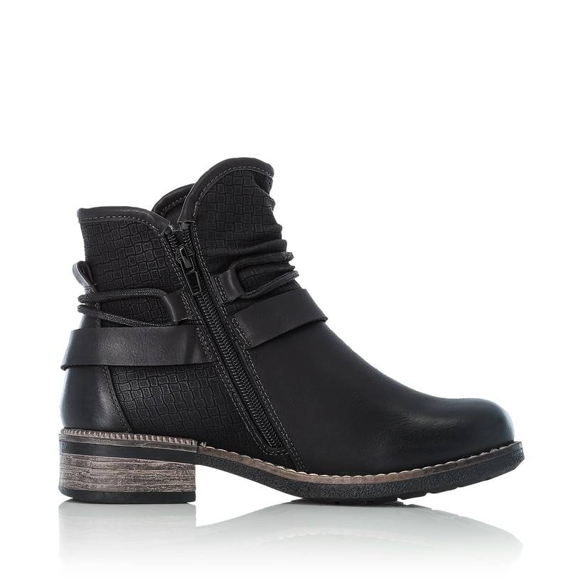 Rieker Artikelnummer 94689-00 Rieker Damen Kurzstiefel Nachtschwarz