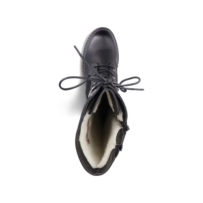 Rieker Artikelnummer 94732-00 Rieker Damen Hochschaftstiefel Tiefschwarz