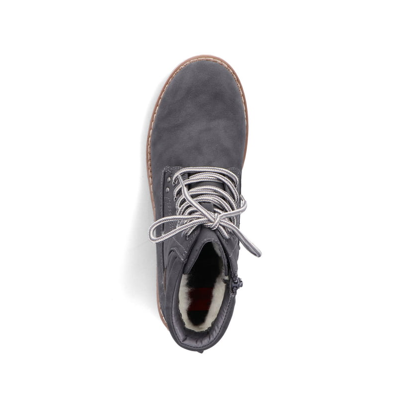 Rieker Artikelnummer 95120-45 Rieker Damen Schnürstiefel Granitgrau