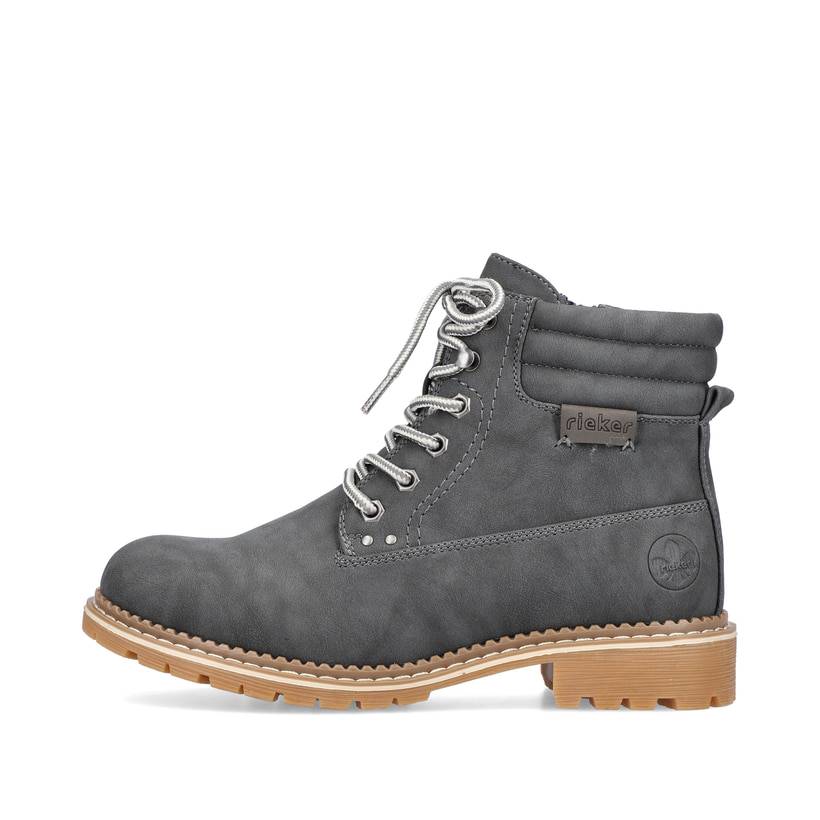 Rieker Artikelnummer 95120-45 Rieker Damen Schnürstiefel Granitgrau