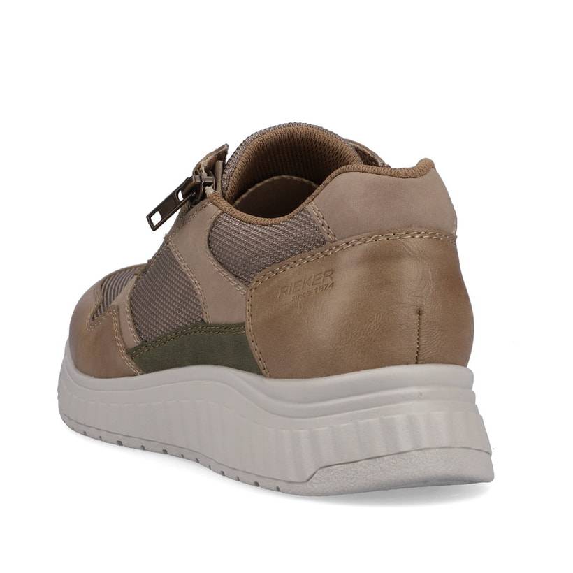 Rieker Artikelnummer B0600-64 Rieker Herren Sneaker Low Beige-reinweiß
