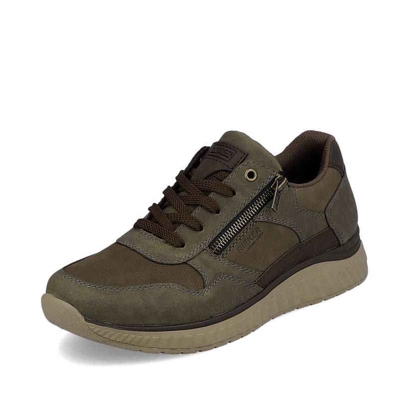 Rieker Artikelnummer B0601-25 Rieker Herren Sneaker Low Armeegrün-olivbraun