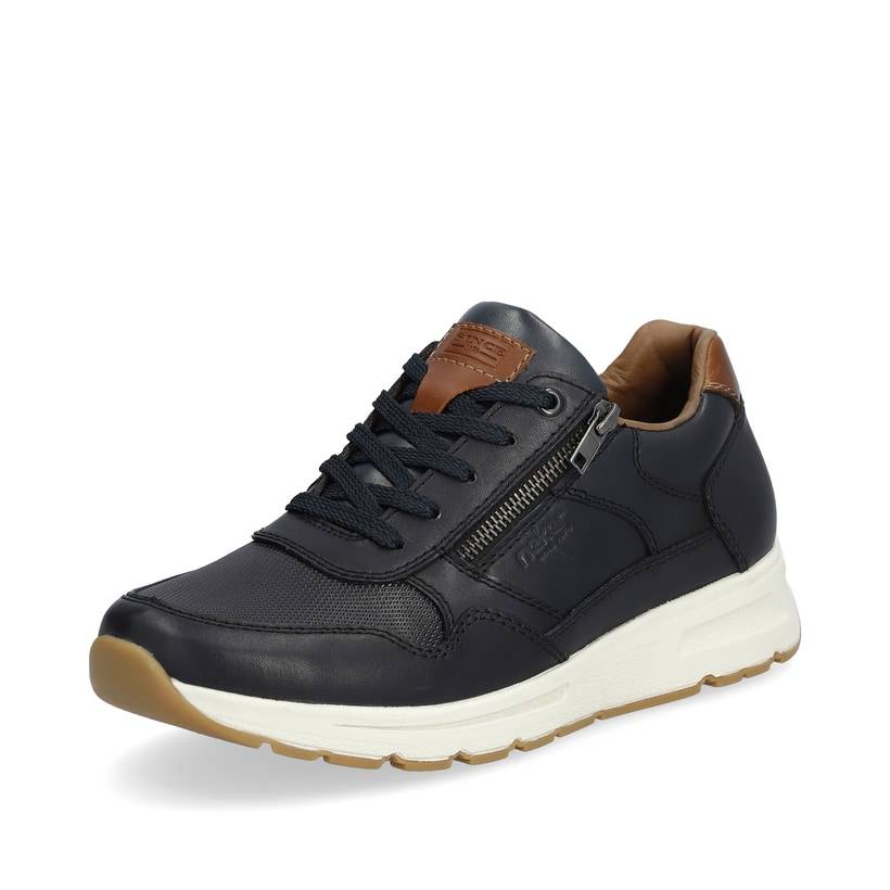Rieker Artikelnummer B0701-14 Rieker Herren Sneaker Low Stahlblau