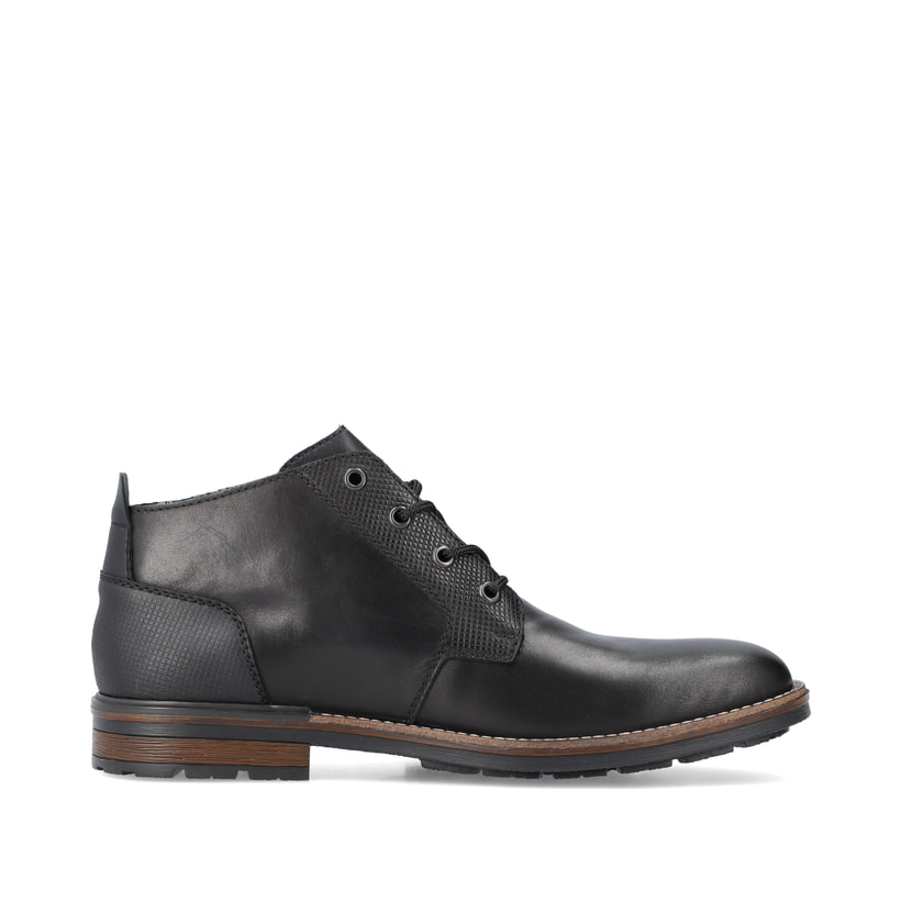 Rieker Artikelnummer B1322-00 Rieker Herren Schnürstiefel Nachtschwarz