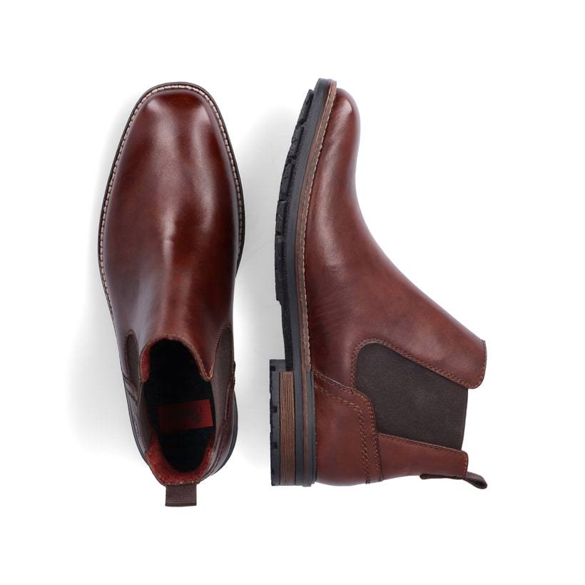 Rieker Artikelnummer B1361-25 Rieker Herren Chelsea Boots Kastanienbraun