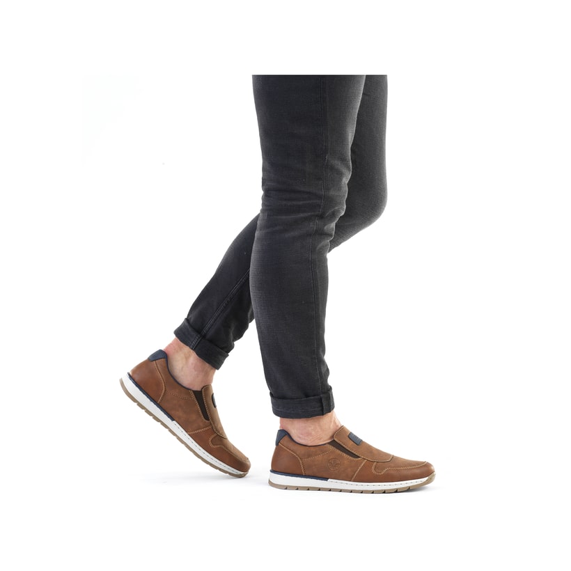 Rieker Artikelnummer B2173-24 Rieker Herren Slipper Nussbraun