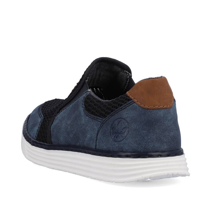 Rieker Artikelnummer B2250-14 Rieker Herren Slipper Ozeanblau