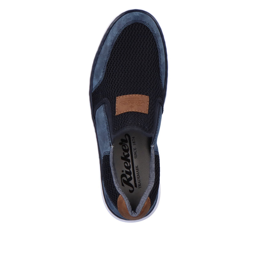 Rieker Artikelnummer B2250-14 Rieker Herren Slipper Ozeanblau