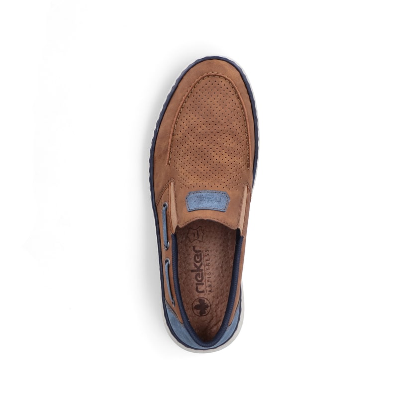 Rieker Artikelnummer B2264-24 Rieker Herren Slipper Holzbraun