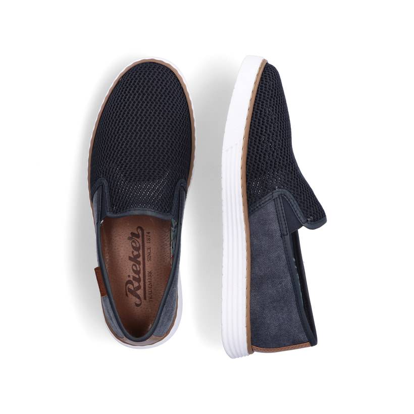 Rieker Artikelnummer B2265-14 Rieker Herren Slipper Marineblau