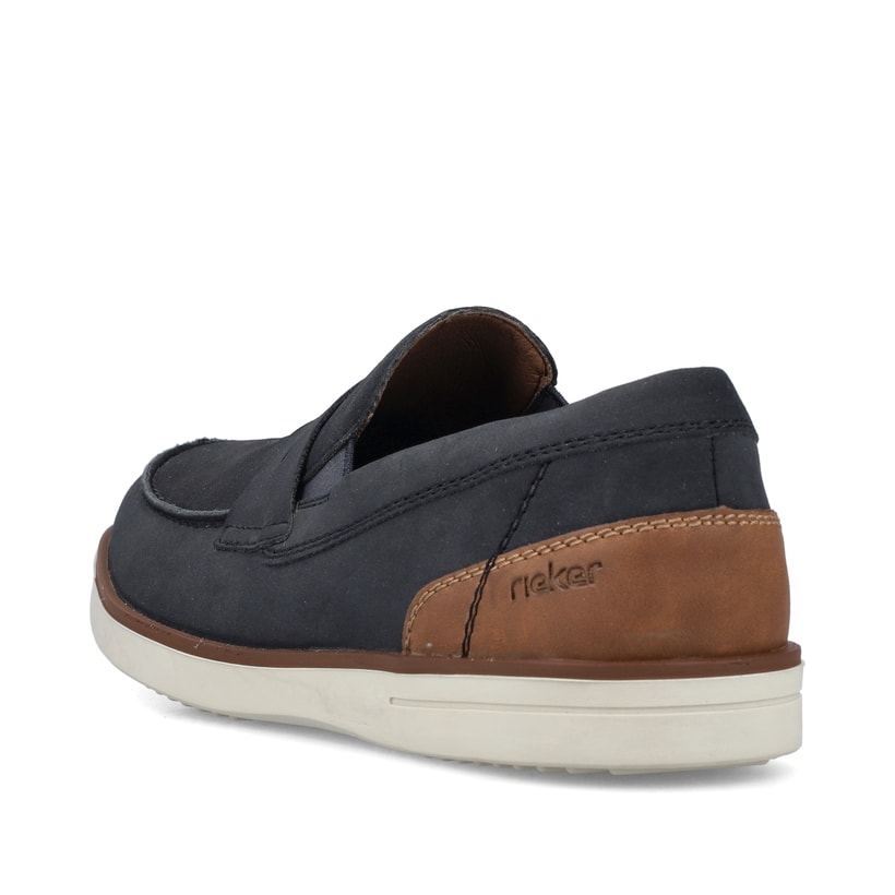 Rieker Artikelnummer B2350-14 Rieker Herren Slipper Marineblau