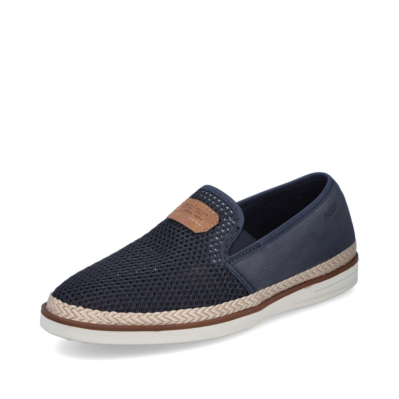 Rieker Artikelnummer B2366-14 Rieker Herren Slipper Marineblau