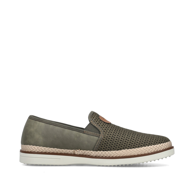 Rieker Artikelnummer B2366-54 Rieker Herren Slipper Khaki-grün