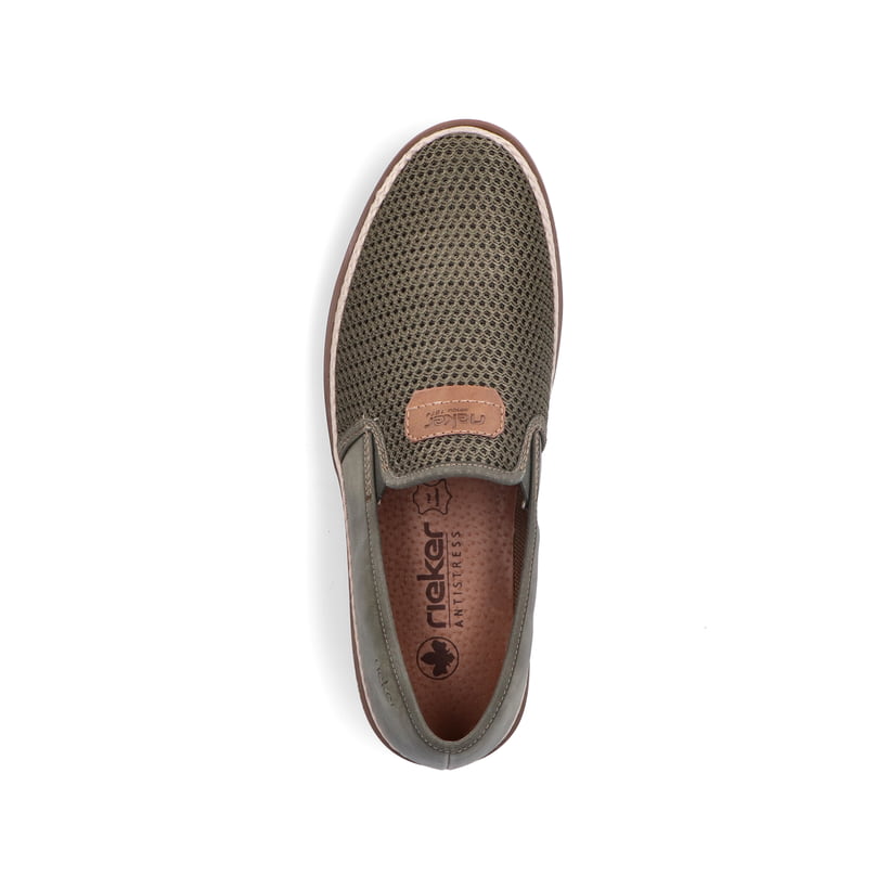 Rieker Artikelnummer B2366-54 Rieker Herren Slipper Khaki-grün