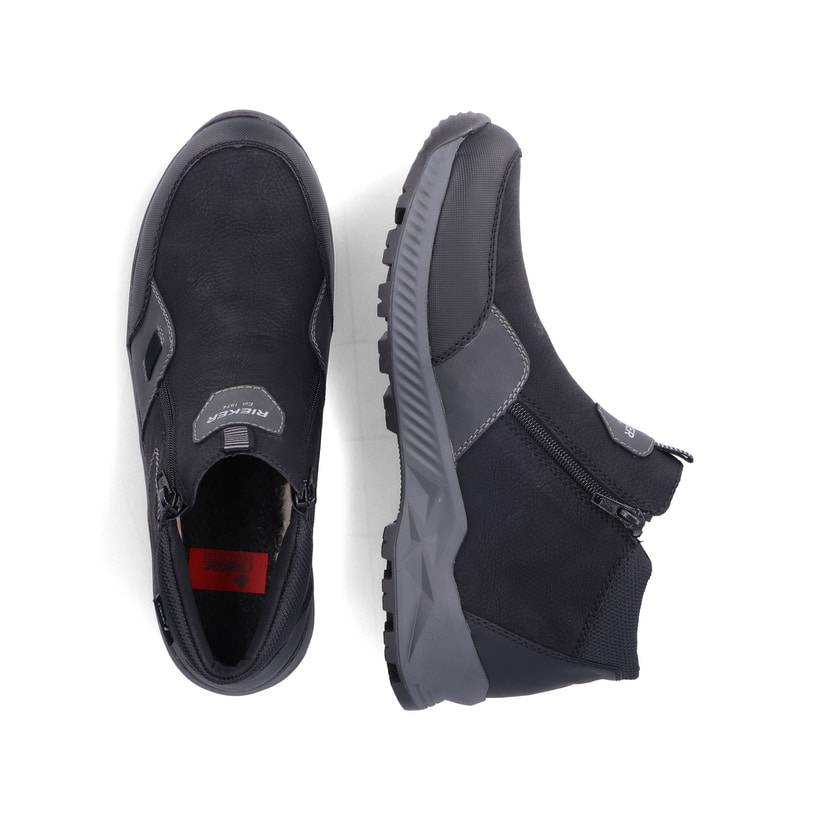 Rieker Artikelnummer B3250-00 Rieker Herren Slipper Asphaltschwarz