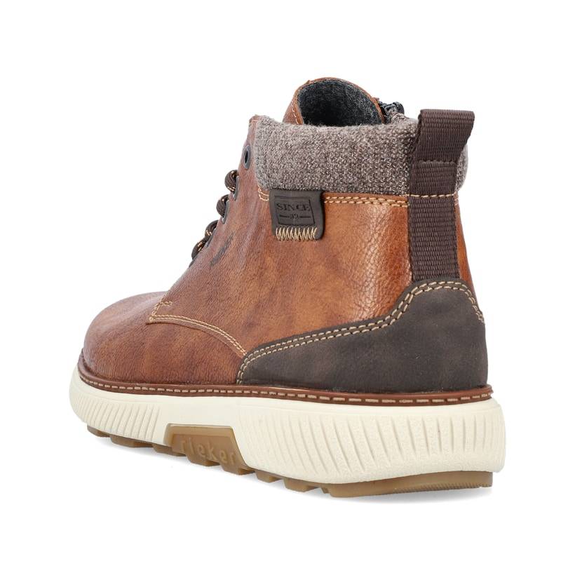 Rieker Artikelnummer B3330-25 Rieker Herren Schnürstiefel Nussbraun