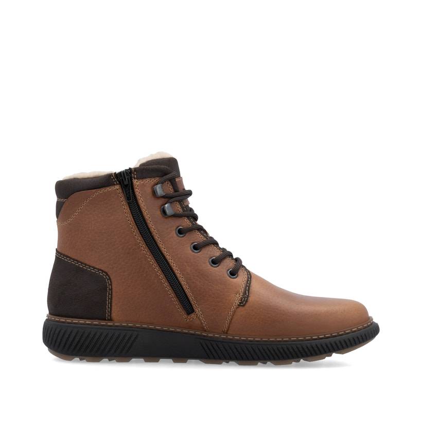 Rieker Artikelnummer B3333-22 Rieker Herren Schnürstiefel Holzbraun