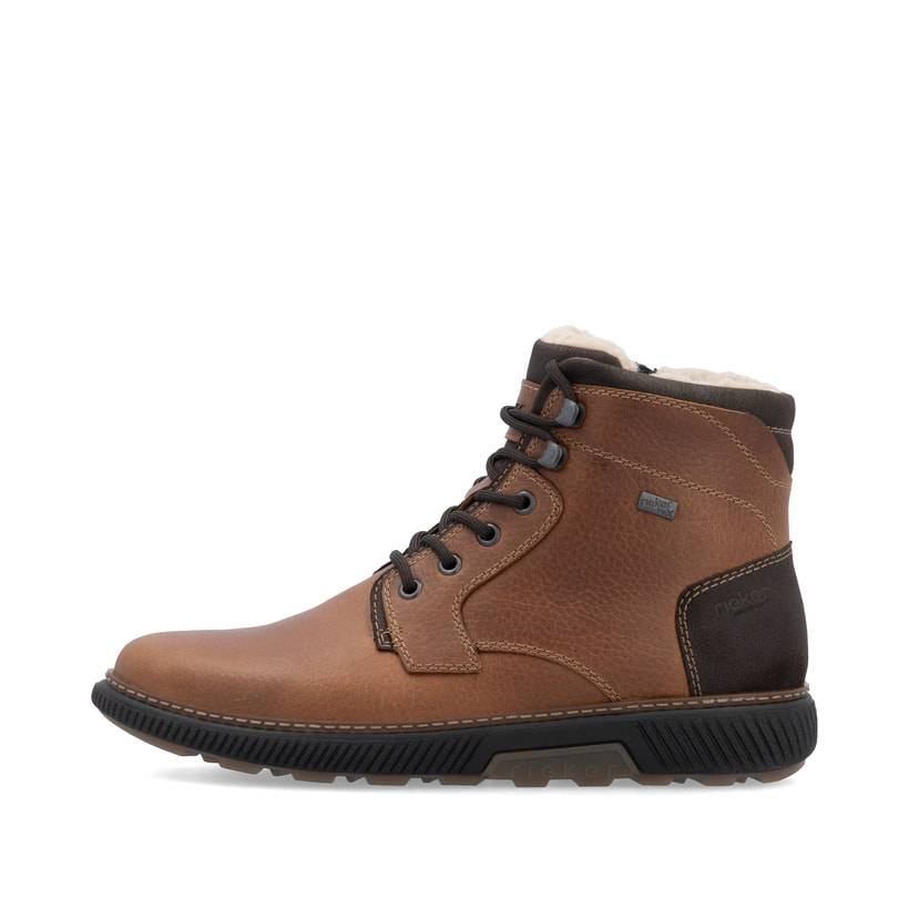 Rieker Artikelnummer B3333-22 Rieker Herren Schnürstiefel holzbraun