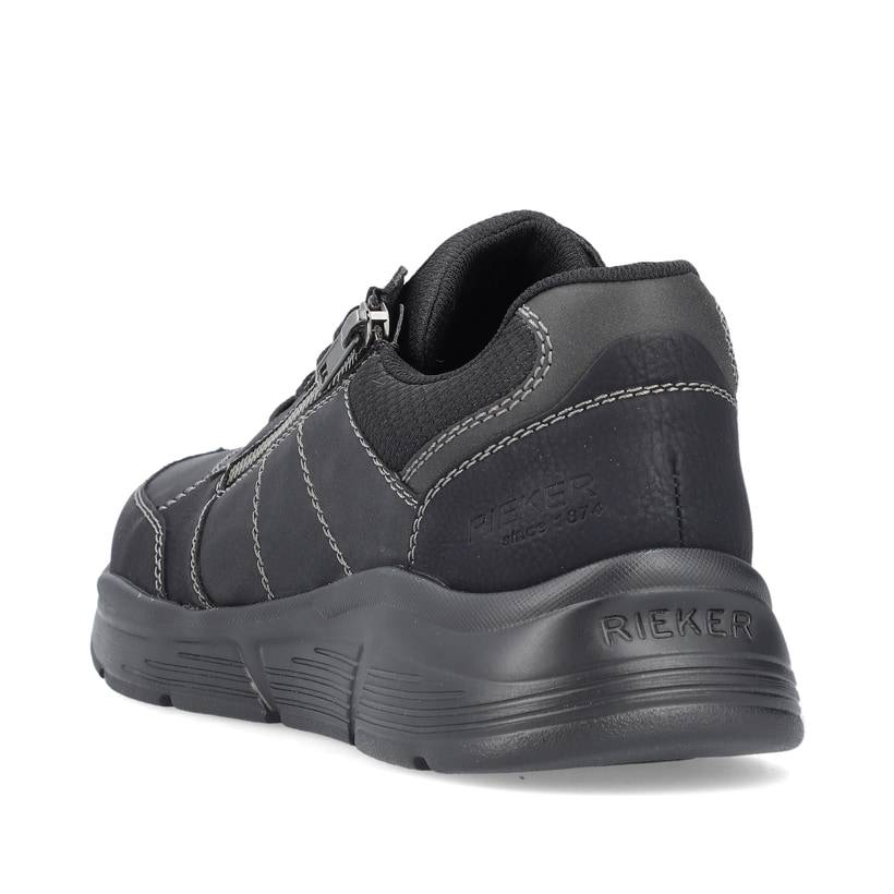 Rieker Artikelnummer B5003-00 Rieker Herren Schnürschuhe Asphaltschwarz