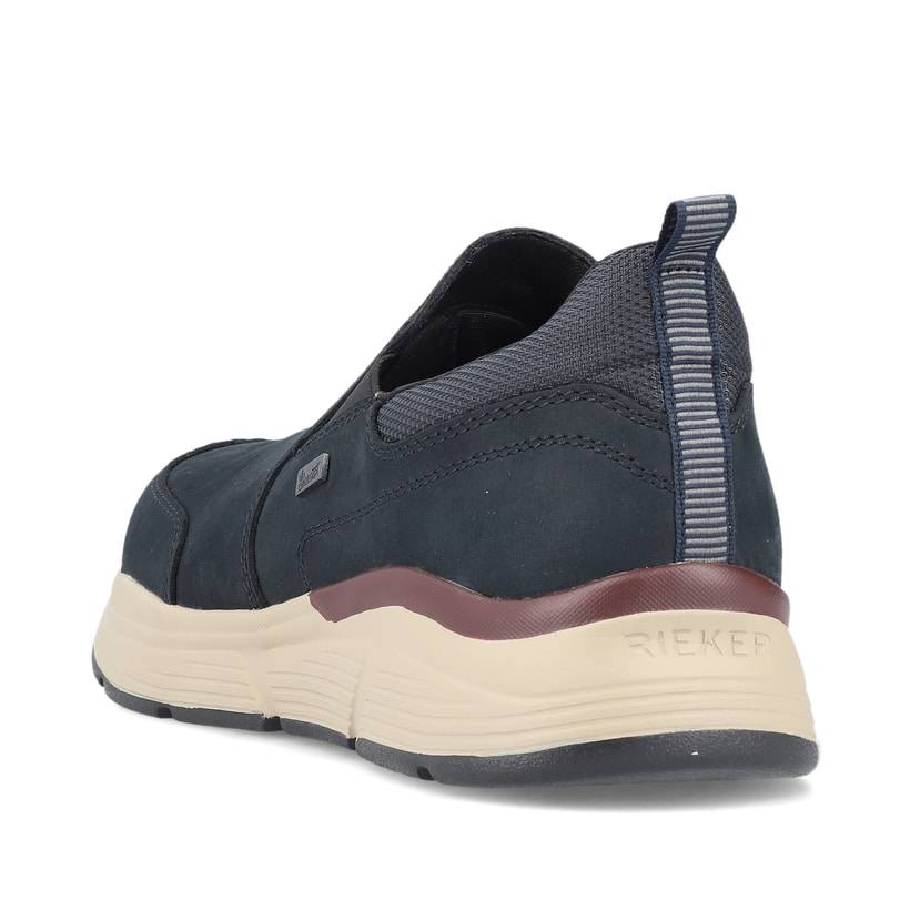 Rieker Artikelnummer B5061-14 Rieker Herren Slipper Graublau