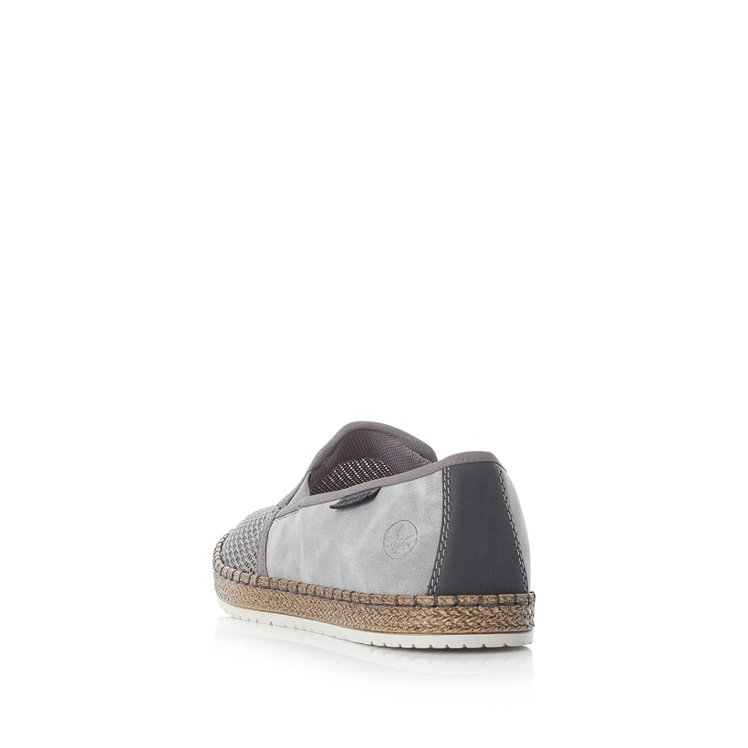 Rieker Artikelnummer B5265-43 Rieker Herren Slipper Stahlgrau