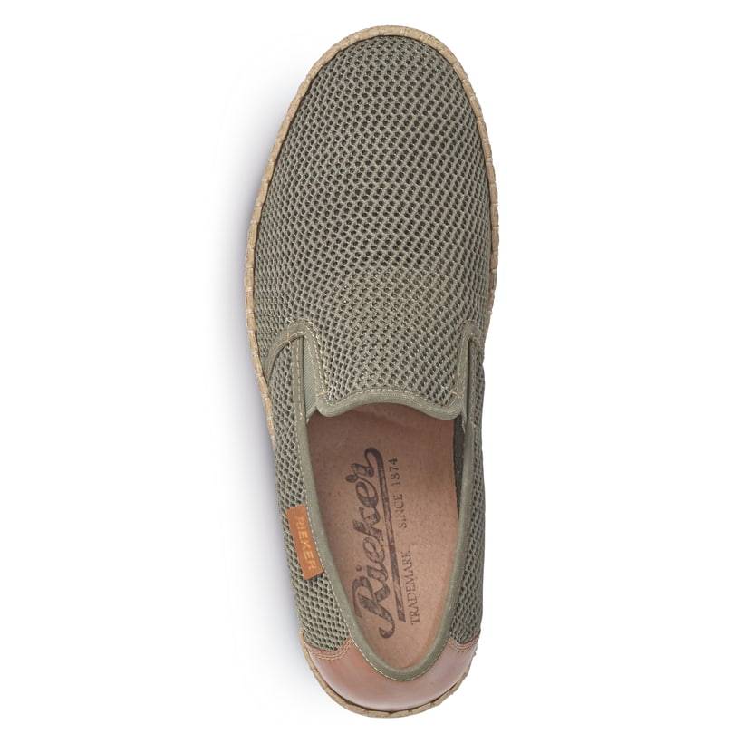 Rieker Artikelnummer B5276-54 Rieker Herren Slipper Olivgrün