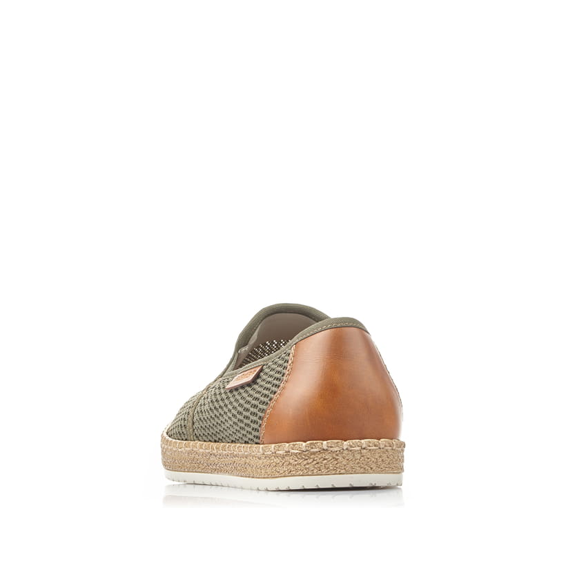 Rieker Artikelnummer B5276-54 Rieker Herren Slipper Olivgrün