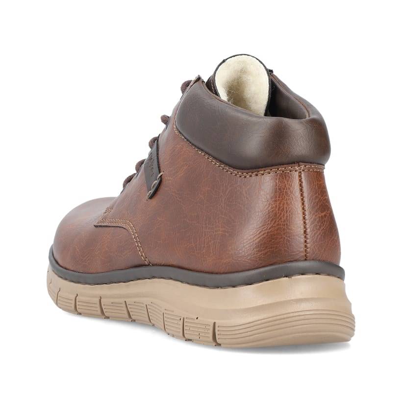 Rieker Artikelnummer B5635-25 Rieker Herren Schnürstiefel Nussbraun