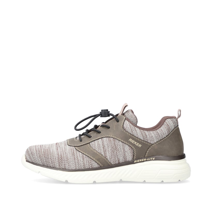 Rieker Artikelnummer B6464-64 Rieker Herren Slipper silbergrau