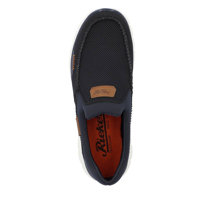 Rieker Artikelnummer B6651-14 Rieker Herren Slipper Dunkelblau