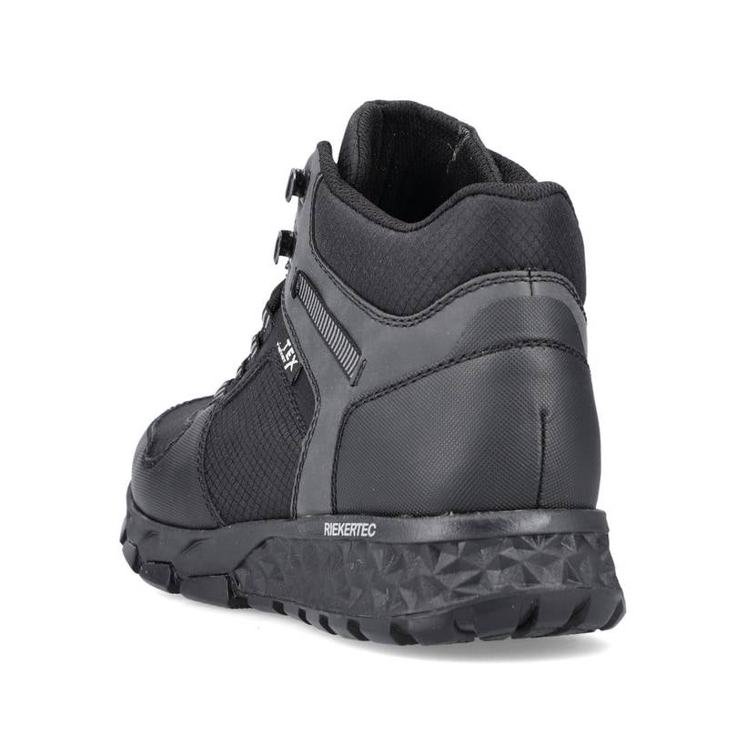 Rieker Artikelnummer B6733-00 Rieker Herren Schnürschuhe Tiefschwarz