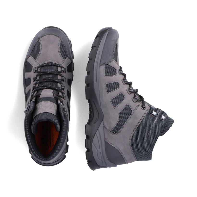 Rieker Artikelnummer B6832-45 Rieker Herren Schnürstiefel Platingrau