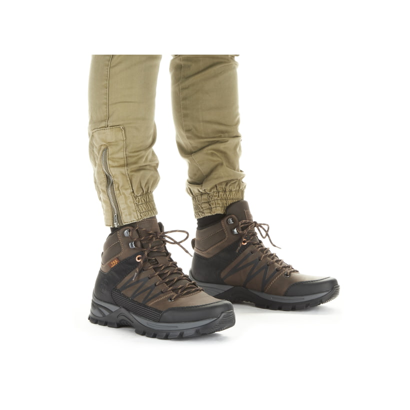 Rieker Artikelnummer B6844-25 Rieker Herren Schnürstiefel Nussbraun