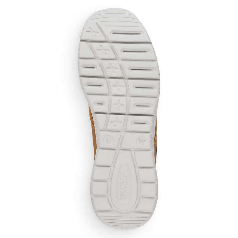 Rieker Artikelnummer B7371-68 Rieker Herren Slipper Goldgelb-pazifikblau