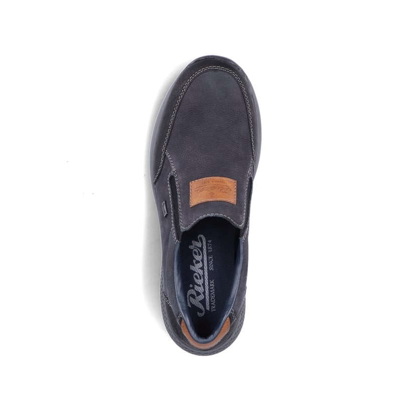 Rieker Artikelnummer B7654-02 Rieker Herren Slipper Asphaltschwarz