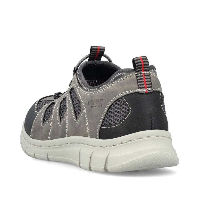 Rieker Artikelnummer B7762-45 Rieker Herren Slipper Steingrau