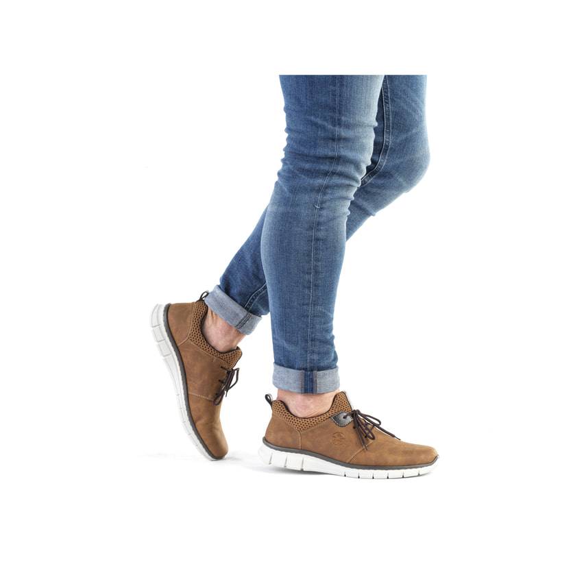 Rieker Artikelnummer B77A6-24 Rieker Herren Slipper Zimtbraun