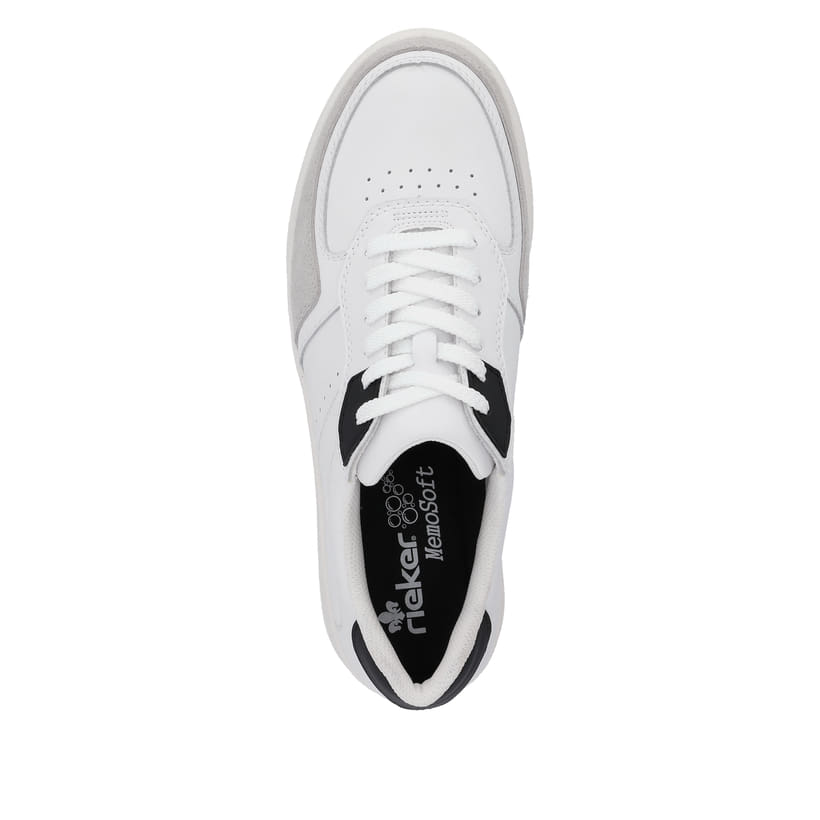 Rieker Artikelnummer B7806-80 Rieker Herren Sneaker Low Reinweiß