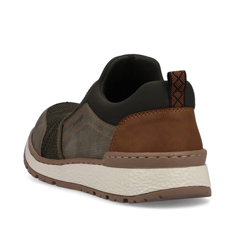 Rieker Artikelnummer B9051-54 Rieker Herren Slipper Grüngrau