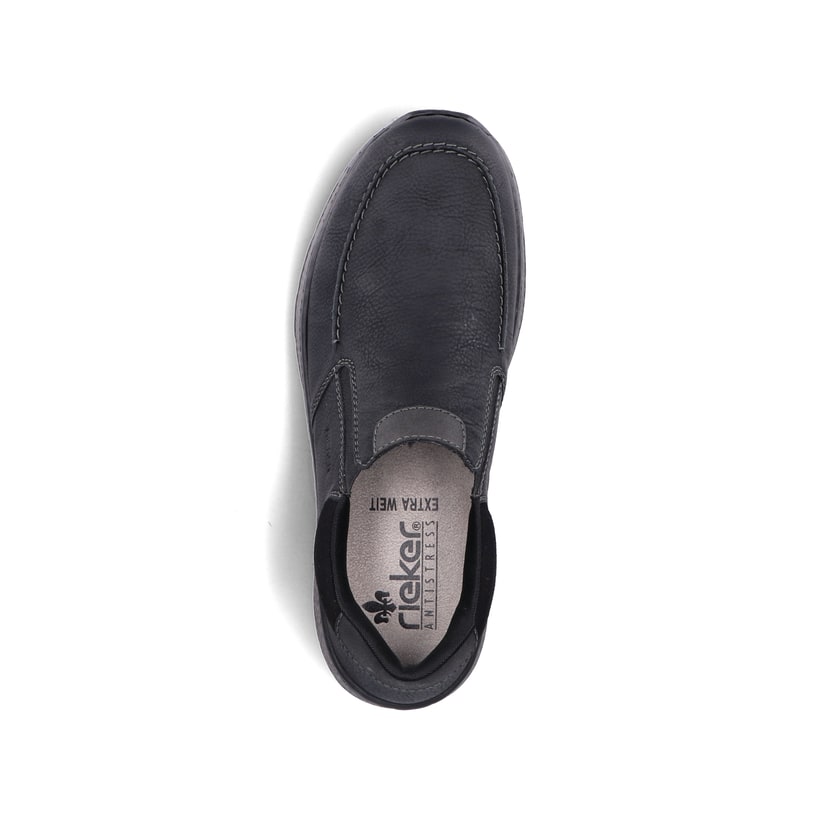 Rieker Artikelnummer B9062-00 Rieker Herren Slipper Asphaltschwarz